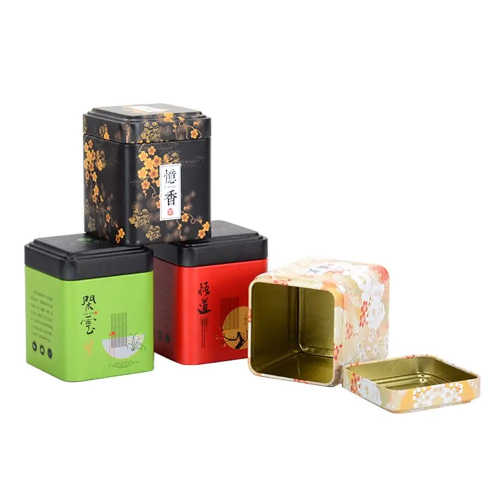 High Quality Small Kitchen Storage Decoration For Sugar Solid Aluminum Tea Caddies Coffee Jar Airtight Container Tea Box