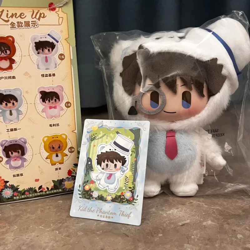 【متوفر】سلسلة المباحث Ldcx Detective Conan Bear الأصلية - سلسلة مفاتيح دمية Kaito Kid Pvc، هدية محيطية