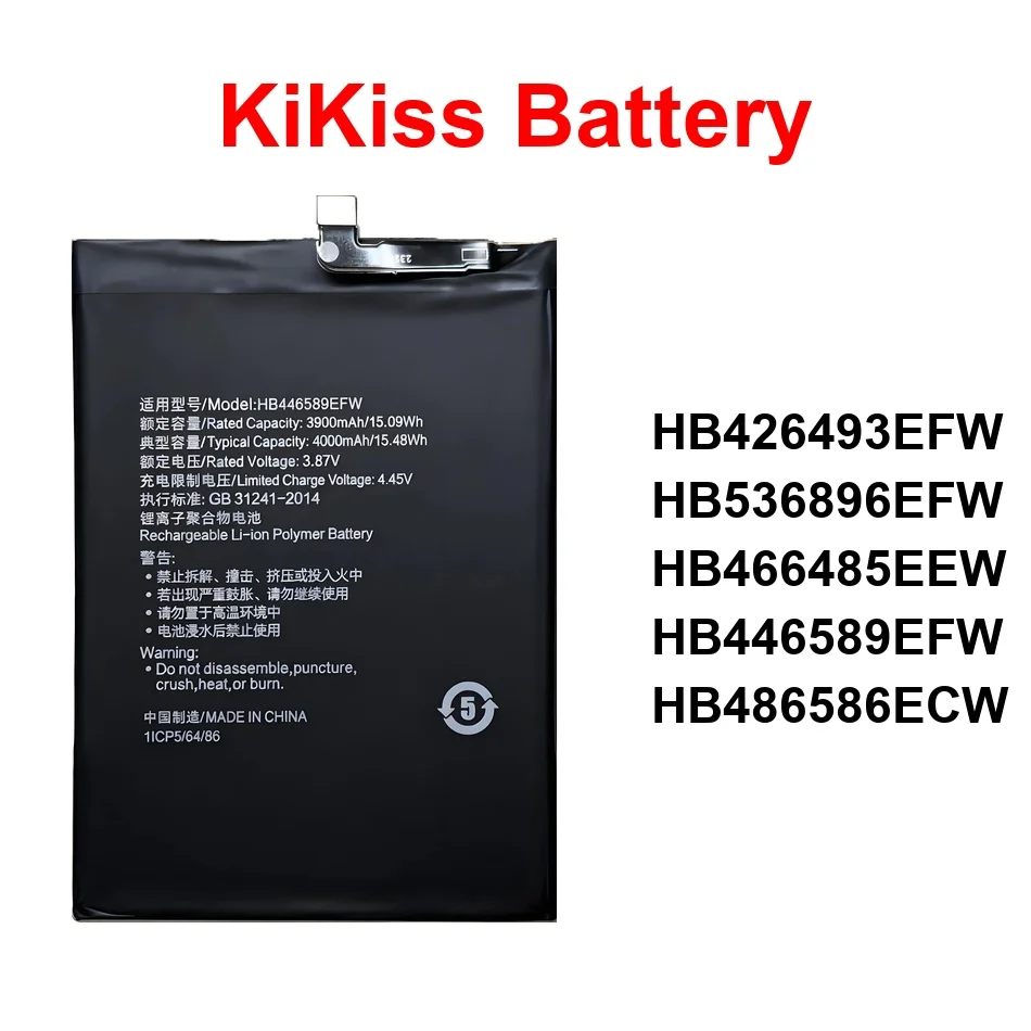 Batería HB486586ECW HB426493EFW para Huawei 50SE, Honor Mate 30, Nova Y70, 6, 8, 9, 10 SE 4G, NOVA Jln-AL00, Vitality 10 4G Pro Lite