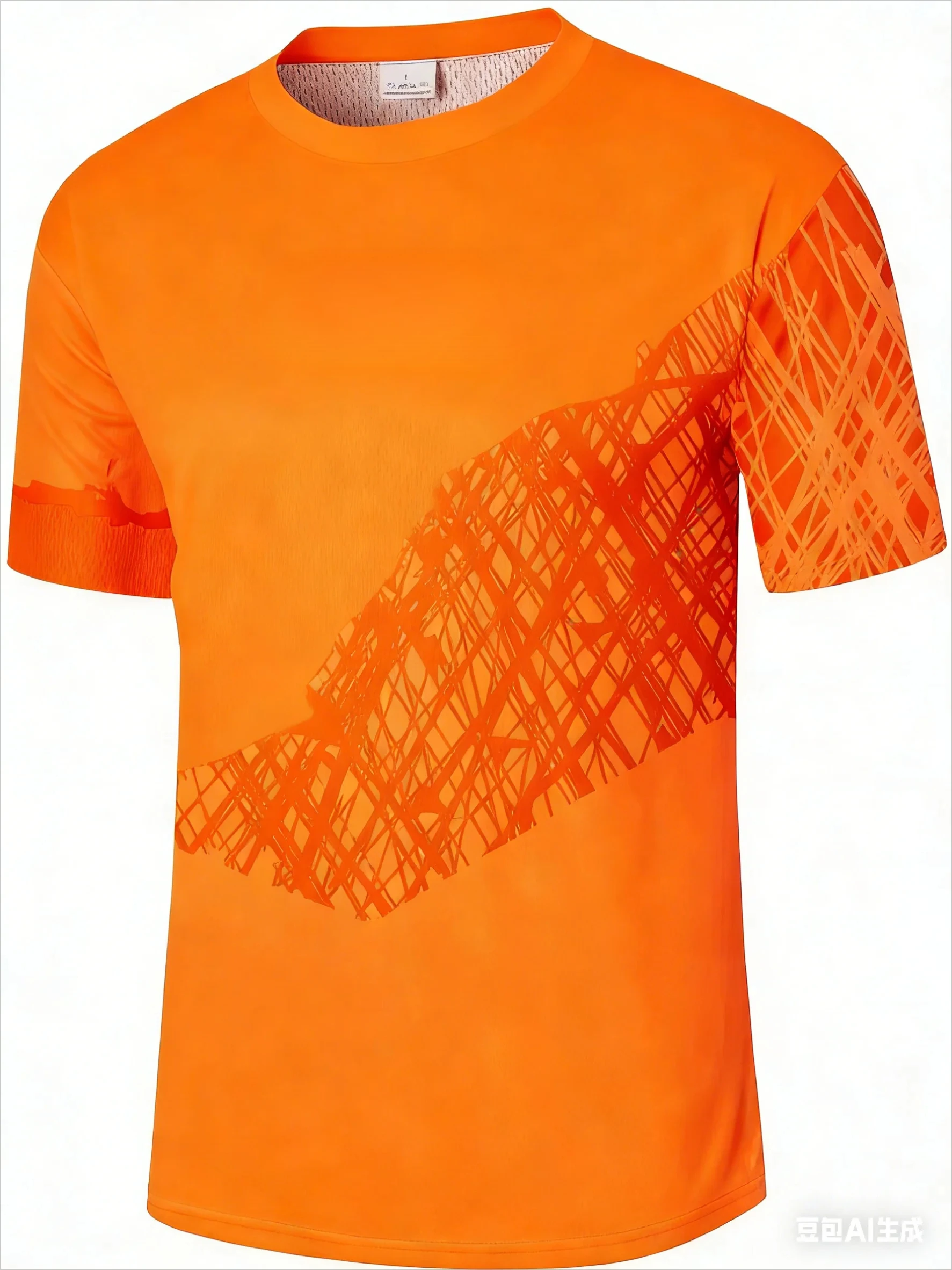 2026 3D arrow printed round neck short sleeved cycling suit with fashionable design, sports daily top