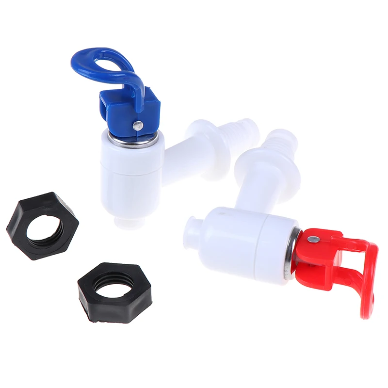 2 pz 16mm universale tipo Push distributore di acqua in plastica rubinetto casa essenziale fontanelle rubinetto parti di ricambio