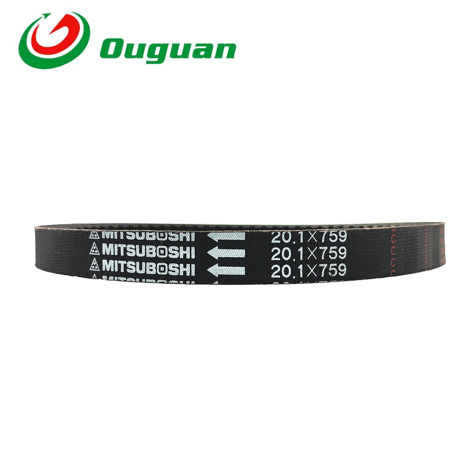 

Ouguan 20.1 759 for CVT Drive Belt 20.1x759 Reinforced Belt for 4 Stroke Air Cooled Chinese Scooter ATV 152QMI GY6 125