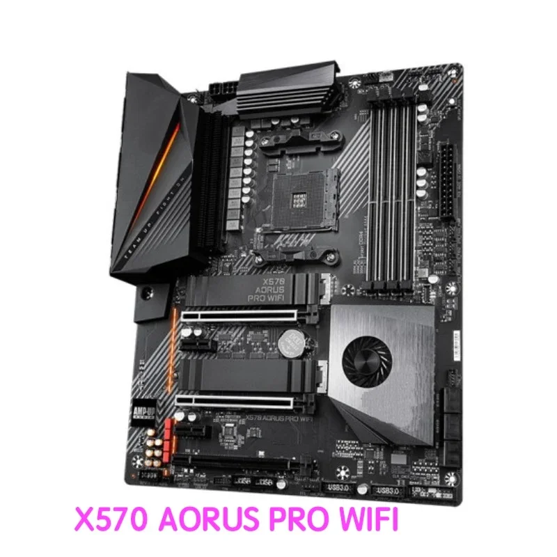 Подходит для Gigabyte X570 AORUS PRO WIFI, материнская плата DDR4 ATX X570, 100% протестировано, ОК, полностью работает