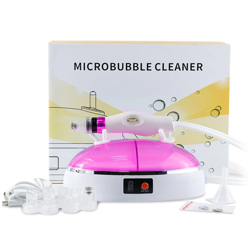 Dispositivo per la pulizia del viso domestico, rimozione di punti neri e acne, acqua detergente, circolazione dell'ossigeno, piccole bolle