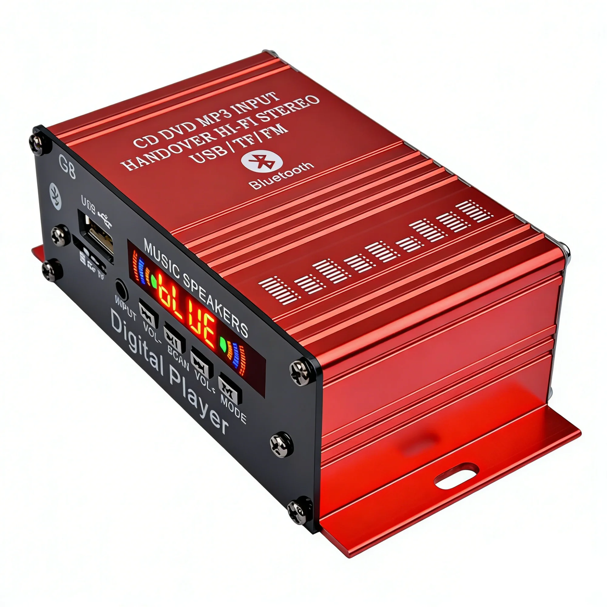 

Mini Bluetooth Audio Amplifier G8 Car 12V Digital Player Power Amplifier Stereo/USB/SD/AUX/MP3 with Remote Control