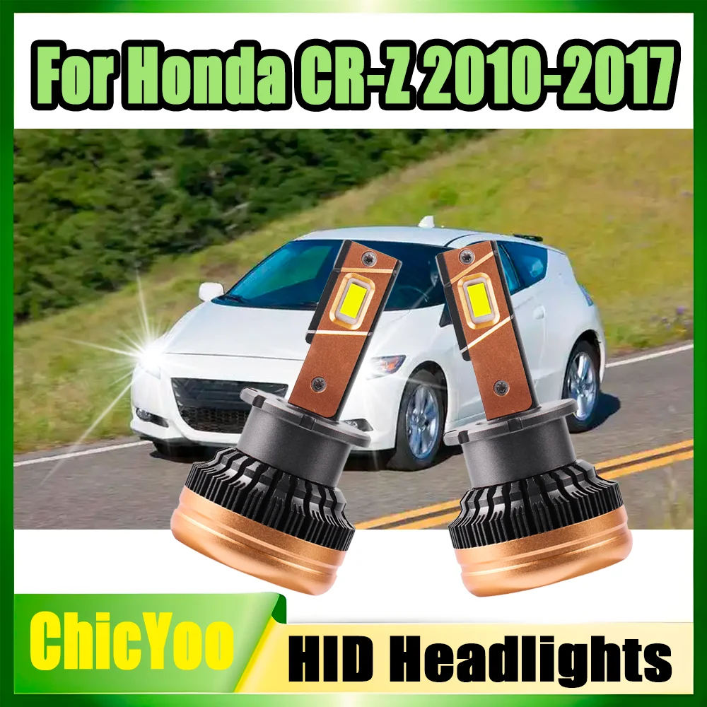 

2 шт. D4S HID лампы 30000LM светодиодные фары 120 Вт двусторонние чипы CSP 6000K Plug and Play ксеноновые лампы 12 В для Honda CR-Z 2010-2017