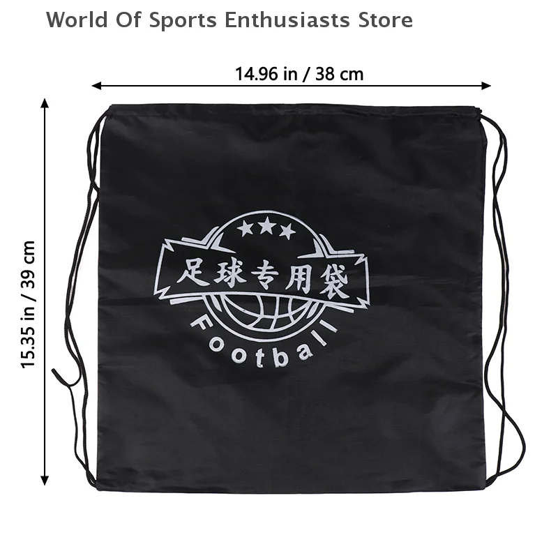 กีฬากลางแจ้งขนาดใหญ่ความจุ Bundle Pocket Drawstring กระเป๋า Oxford ผ้ากระเป๋าเป้สะพายหลังสําหรับบาสเกตบอลลูกฟุตบอลฟิตเนสกระเป๋า