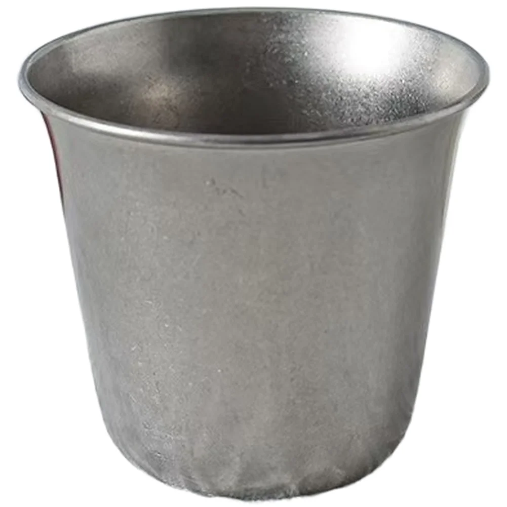 Stainless Steel Retro Coffee Mug 360ML Travel Tumbler Compact Size 8.3 x 5.5cm Wide Mouth 9.7cm for Cold Drinks