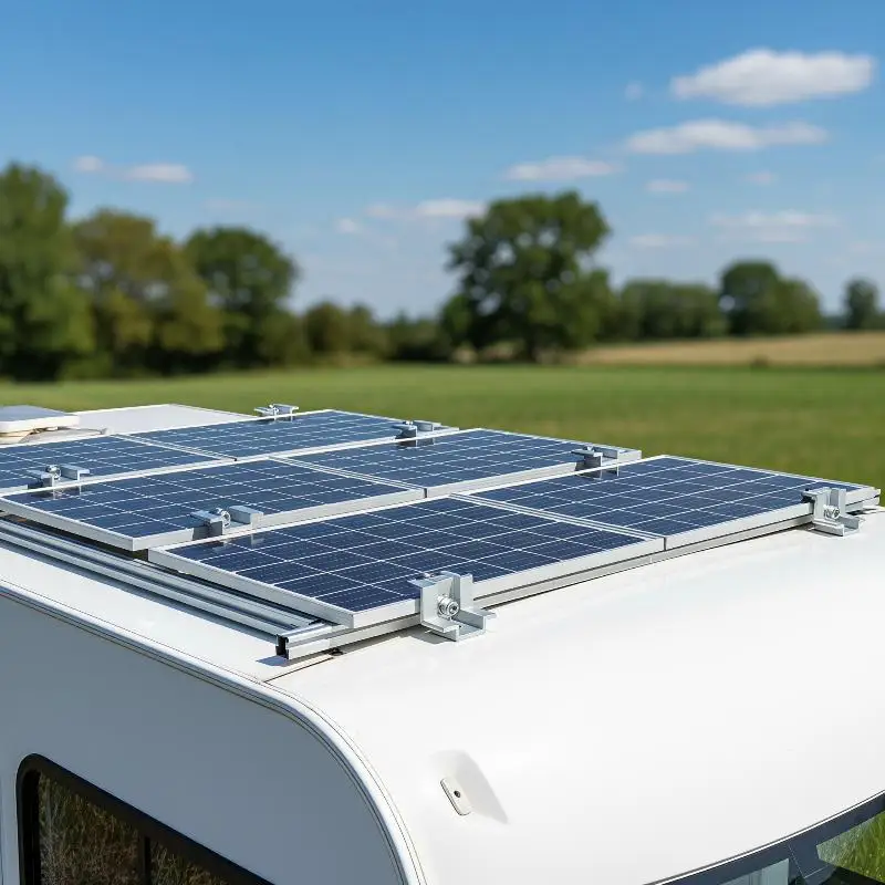 Aluminum Alloy Solar Mounting Bracket 1/3Pcs Universal Fit for Framed Frameless Panel Flat Roof Free Shipping