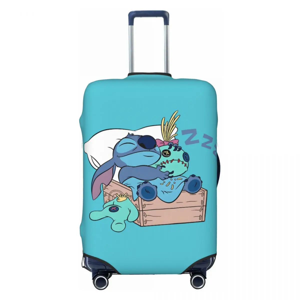 

Забавный чехол для чемодана с S-образными швами в стиле манга/комикс, эластичный защитный чехол для дорожного чемодана