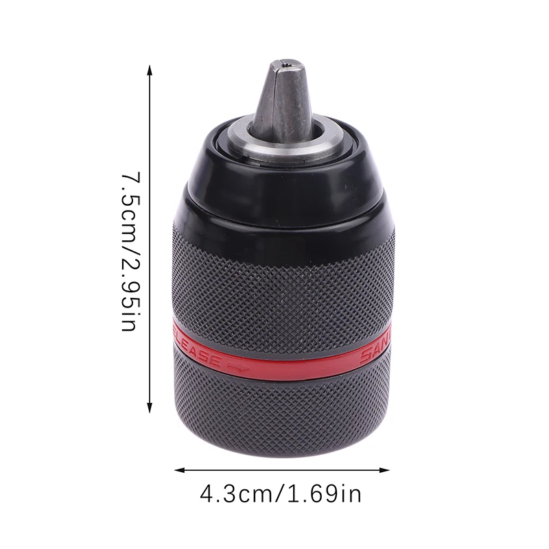 

Бесключевой ручной сверлильный патрон 13 мм самозатягивающийся сверлильный патрон для многоцелевого металлического беспроводного сверлильного патрона аксессуары для инструмента