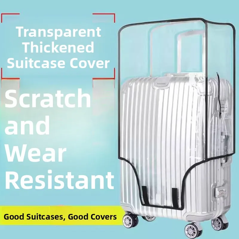 Thickened Waterproof Travel Luggage Cover Protective  Dustproof Non-woven Fabric Carry-on Bag Protector for 24 Inch Suit...