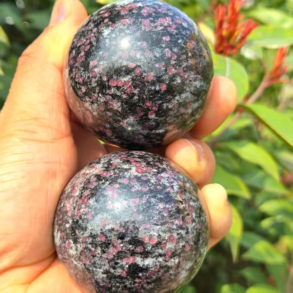 Garnet Sphere Perfect for Decorating Your for Home Or Office Reiki Energy Stone Healing Mineral Handwork Fengshui Crystal Sphere