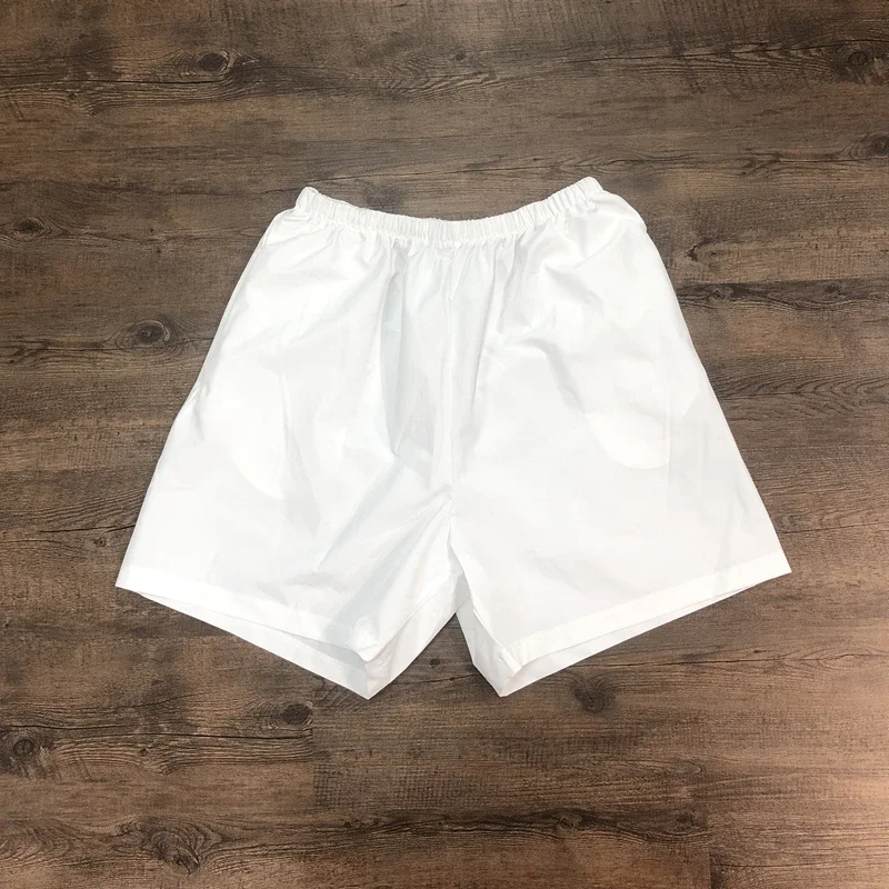 聖マイケルカニエウェストファッション最高品質ソリッドカラーカジュアルスウェットパンツ夏のストリートビーチパンツシンプルなショーツ男性