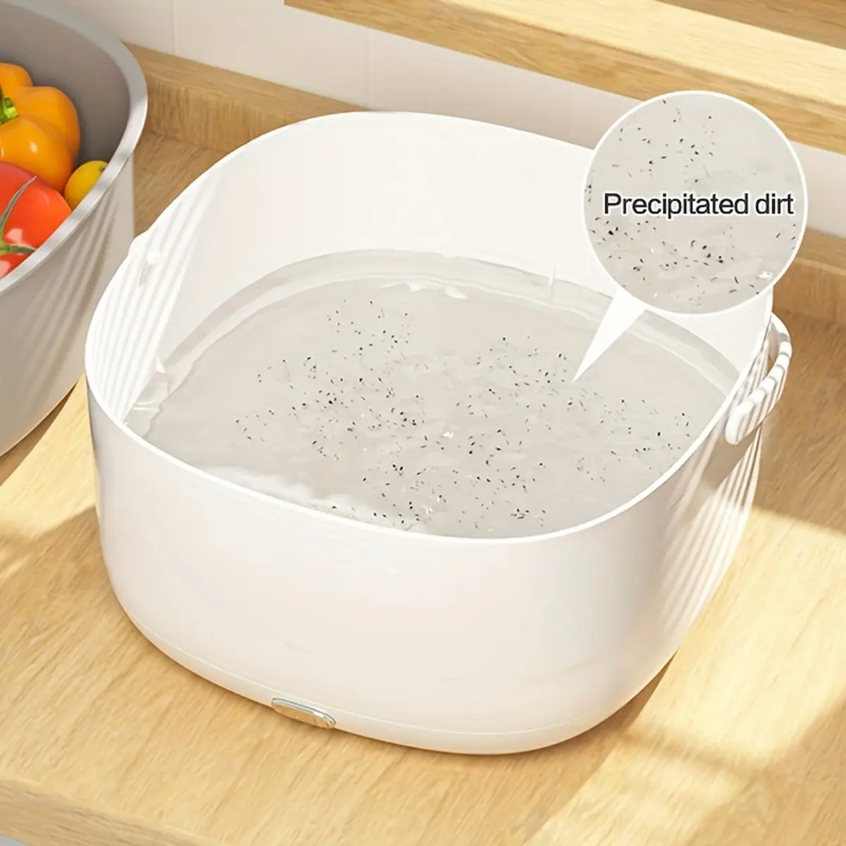 

Ультразвуковая машина для мытья овощей, кухонная машина для очистки фруктов, грязи, очиститель, корзина, бытовая еда, удаление остатков пестицидов