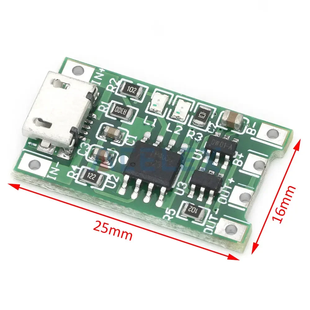 Solar Charging Module 3.6V 3.7V 4.2V Charging Protector for 18650 Lithium Battery