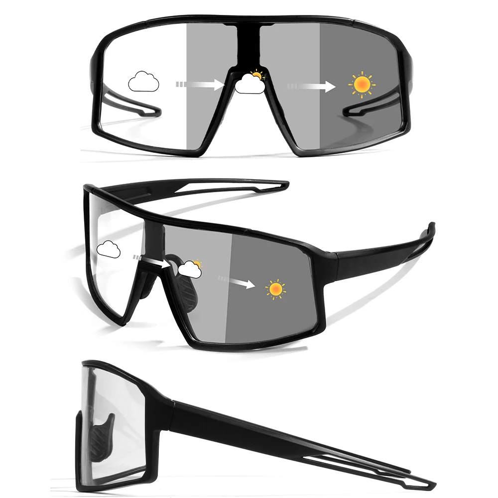 CRIXALIS خمر إطار كامل النظارات الشمسية اللونية للرجال الرياضة الدراجات تشغيل نظارات شمسية مضادة للانعكاس الظل UV400 #6