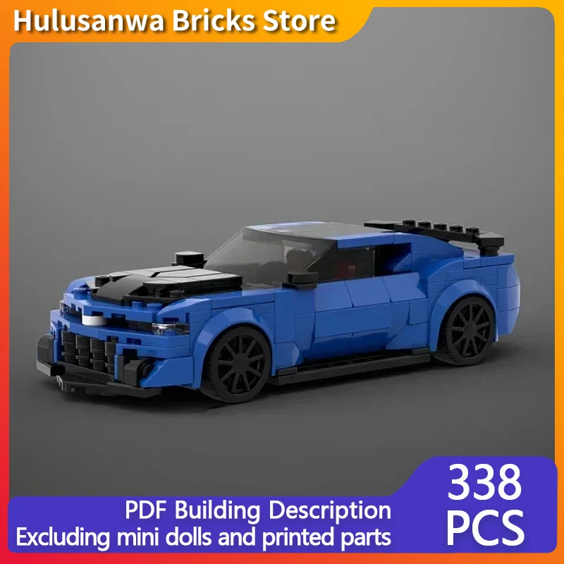 City Car Speed Champion Model MOC Building Bricks ZL1 1LE Sports Car Modular Technology Gift Holiday Assemble Children Toys Suit