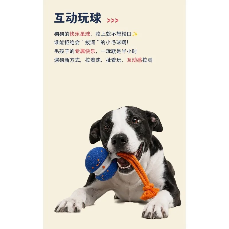 Smart Automatic Interactive Dog Ball Toy, Durable Bouncing Electronic Play Ball for Dog Self‑Entertainment Pet Indoor Supplies
