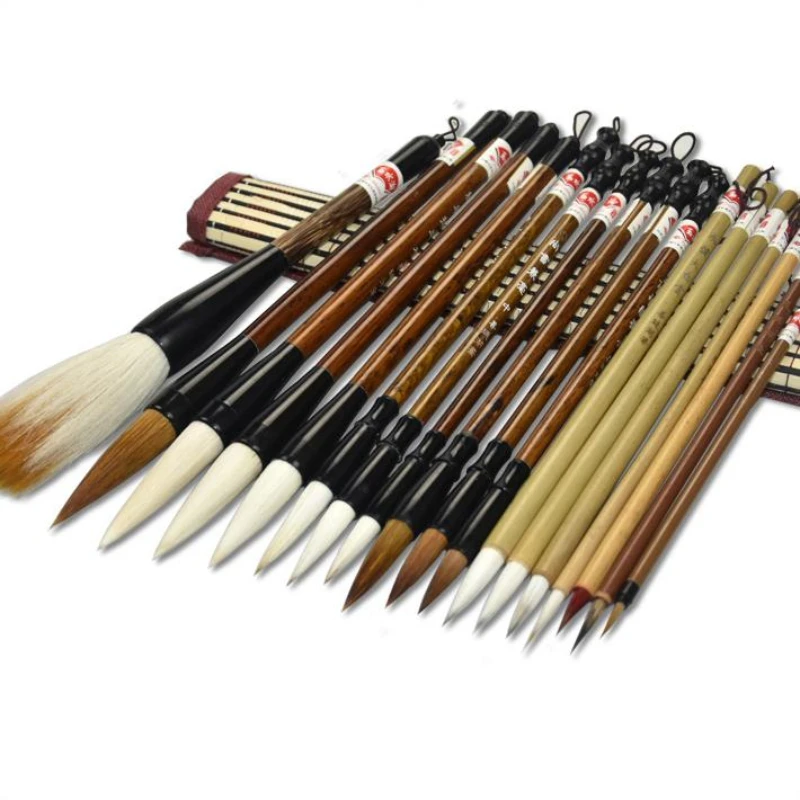 

Chinese Traditional Painting Calligraphy Brush Pen Set Landscape Painting Caligrafia Regular Script Hook Line Brush Tinta China