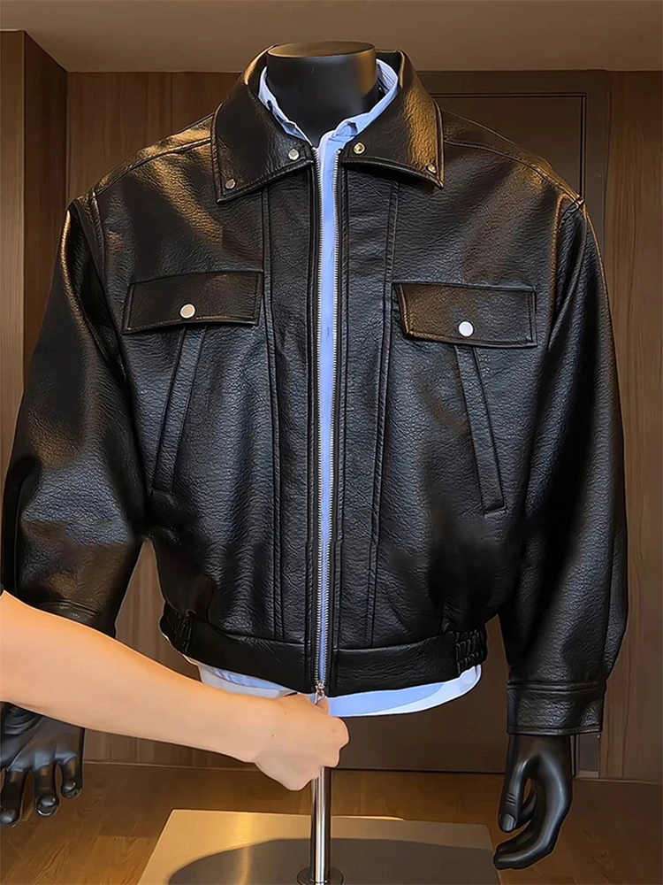 الراقية ort بو الجلود Jaet الرجال الأمريكية Sle العصرية هارينجتون Jaet كلينفيت عمال البيسبول orm معطف #3