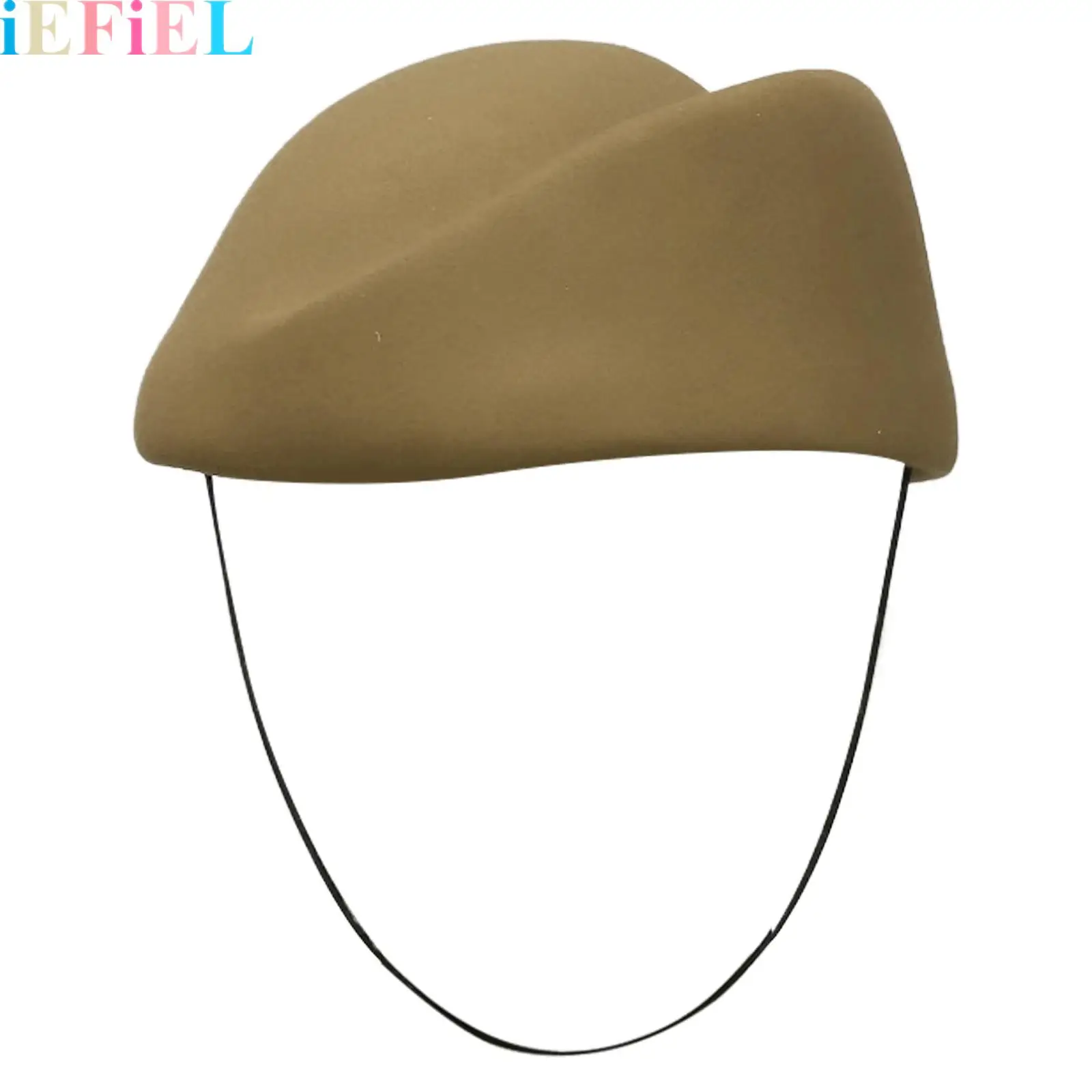 

1Pcs Women Pillbox Hat Solid Color Vintage Millinery Headwear Base for Wedding Dinner Parties