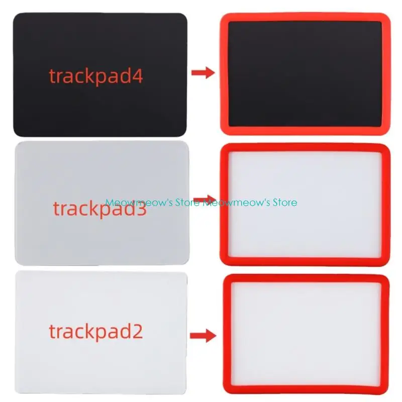 

W91A Мягкий силиконовый защитный чехол Противоударный чехол для сенсорной панели Замена для трекпада 2 3 4 Аксессуары для панели