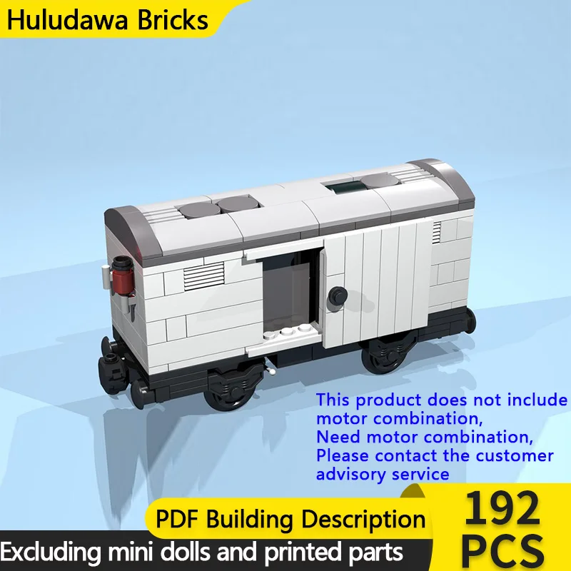 

Модель городской автомобиль MOC, строительные кирпичи, 4-колесный белый рефес, автомобиль, модульная технология, детские праздничные подарки, сборка игрушек, костюм