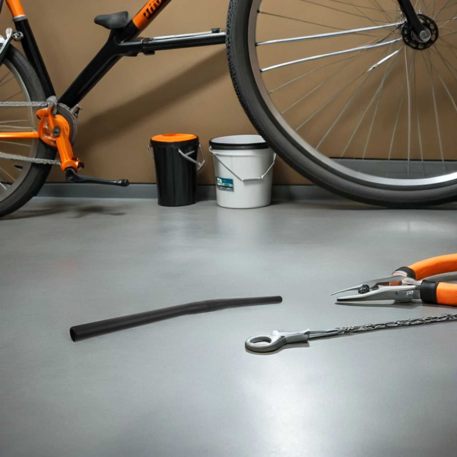 

Durable Aluminum Mountain Bike Handlebar 560mm Straight Bar for Road Bicycles Cycling Upgrade Aerodynamic Surface Finish