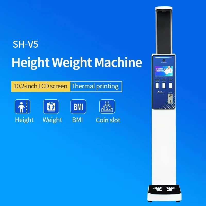 Coin and Paper Money Operated Height Weight Scale