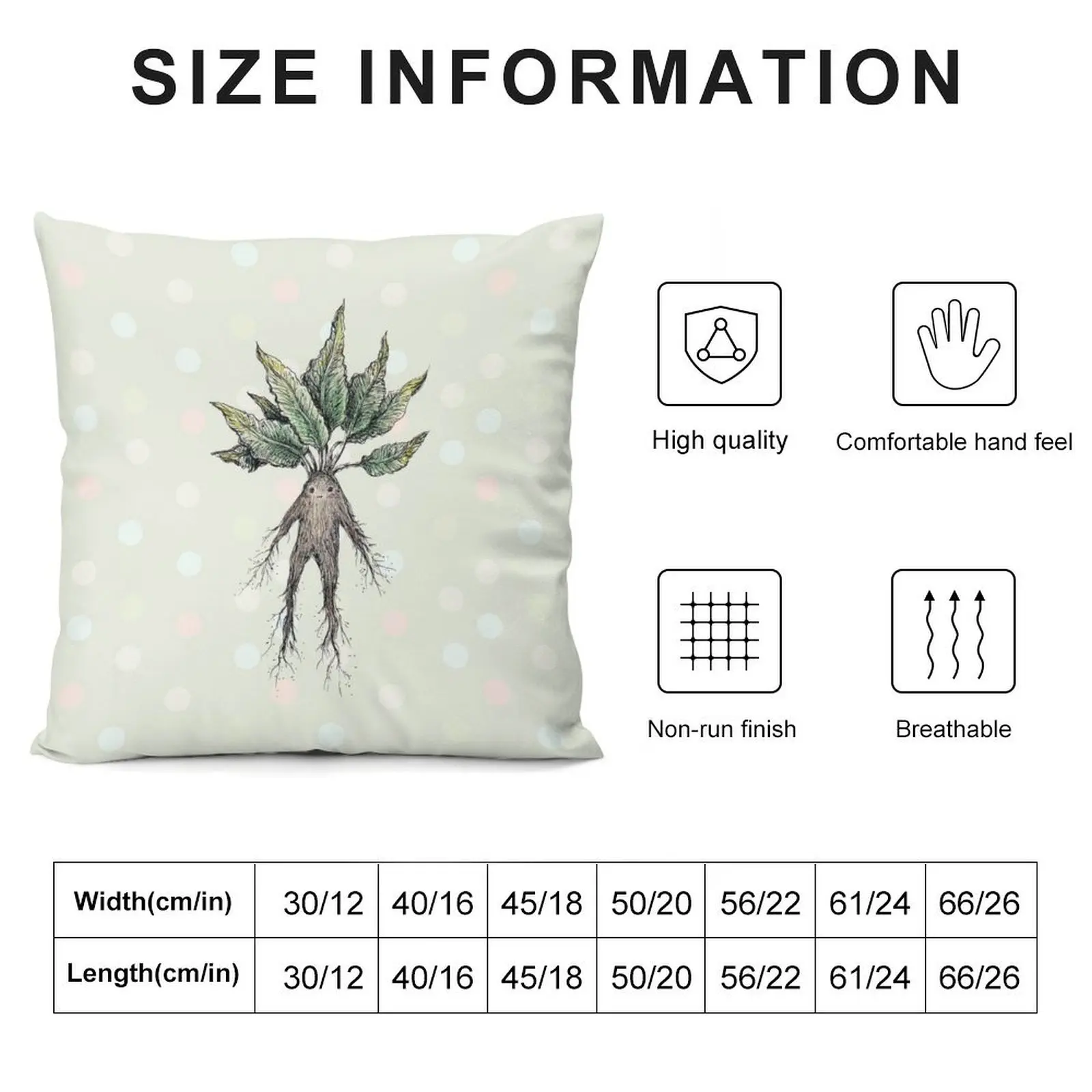 Mandrake Throw Pillow Cushion Cover Set Cushions pillow cover christmas Sofa Cushions Covers pillow