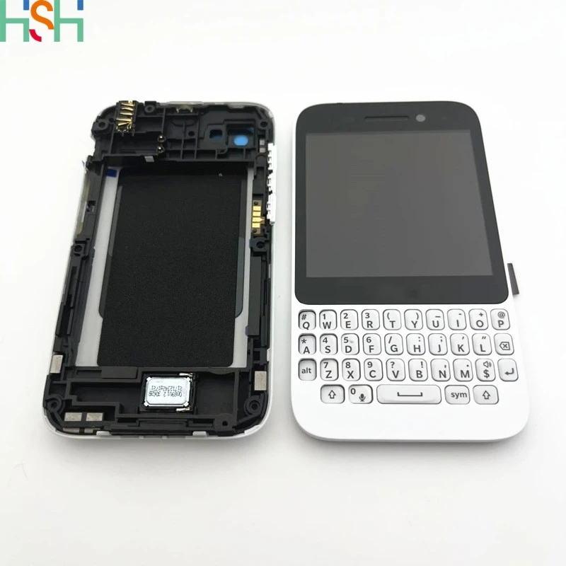 Full Housing New For BlackBerry Q5 LCD Display Touch Screen Digitizer+Bezel Frame+Keyboard+Battery Door Cover