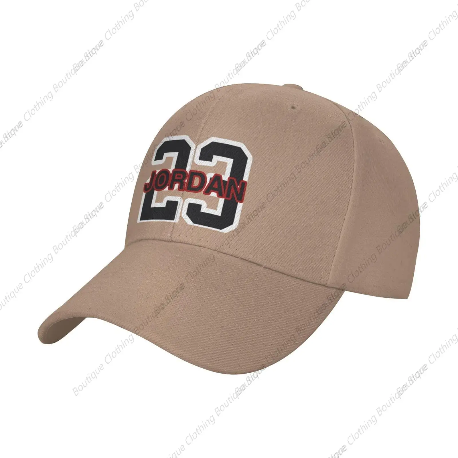 

Basketball Fans 23 Jordan Fashion Adjustable Baseball Caps Dad Hats Gift for Men Women Natural