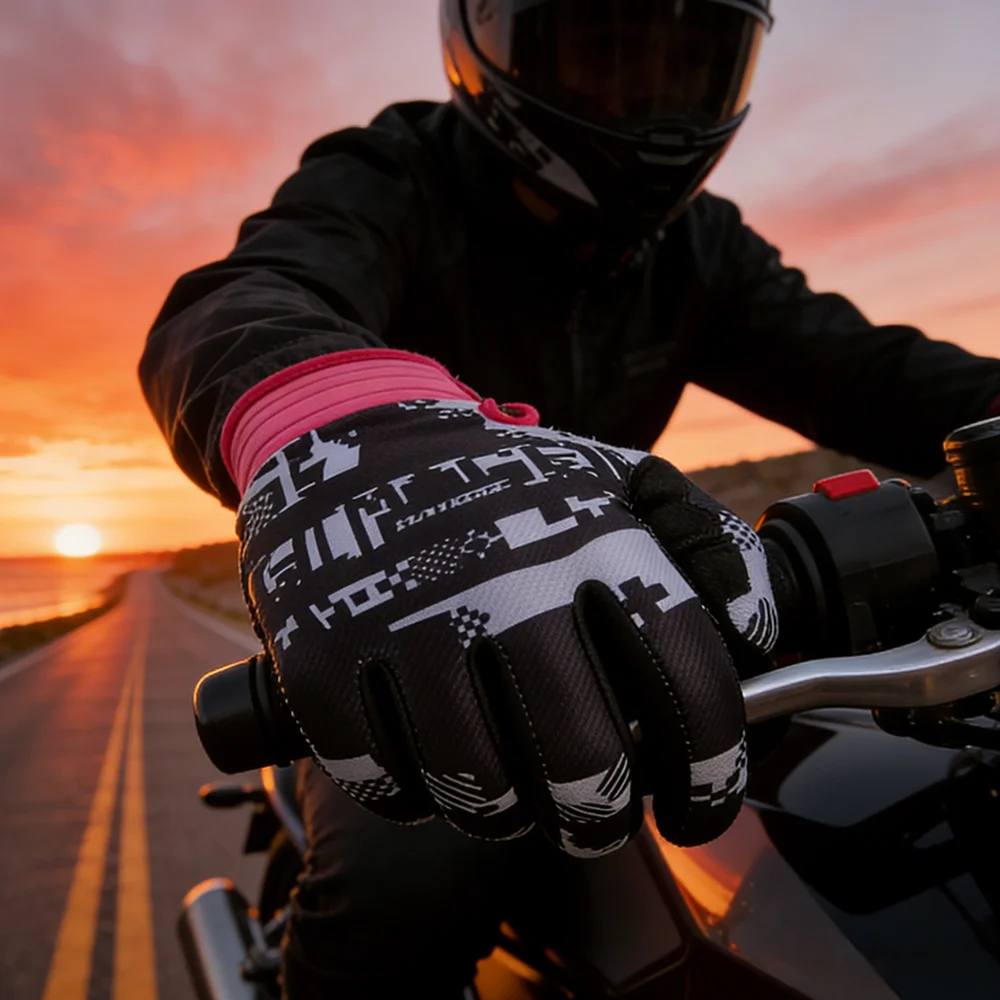 

Kahose Summer Motocross Gloves Breathable Anti-Slip Touch Screen for Dirt Bike ATV MX UTV BMX Off-Road Bicycle Riding Glove