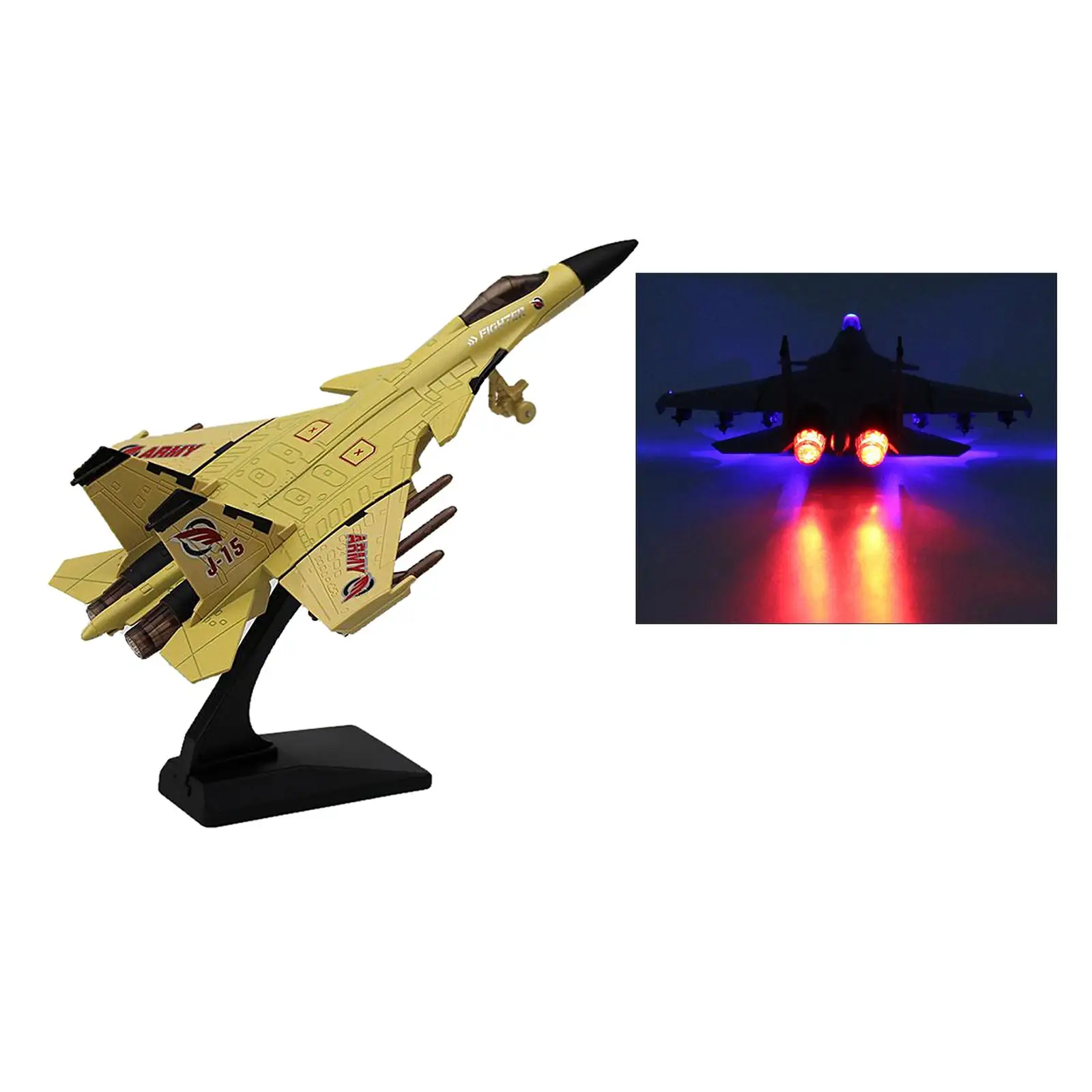 

Масштаб 1:100 Китайская модель самолета J15, памятная коллекция, желтая