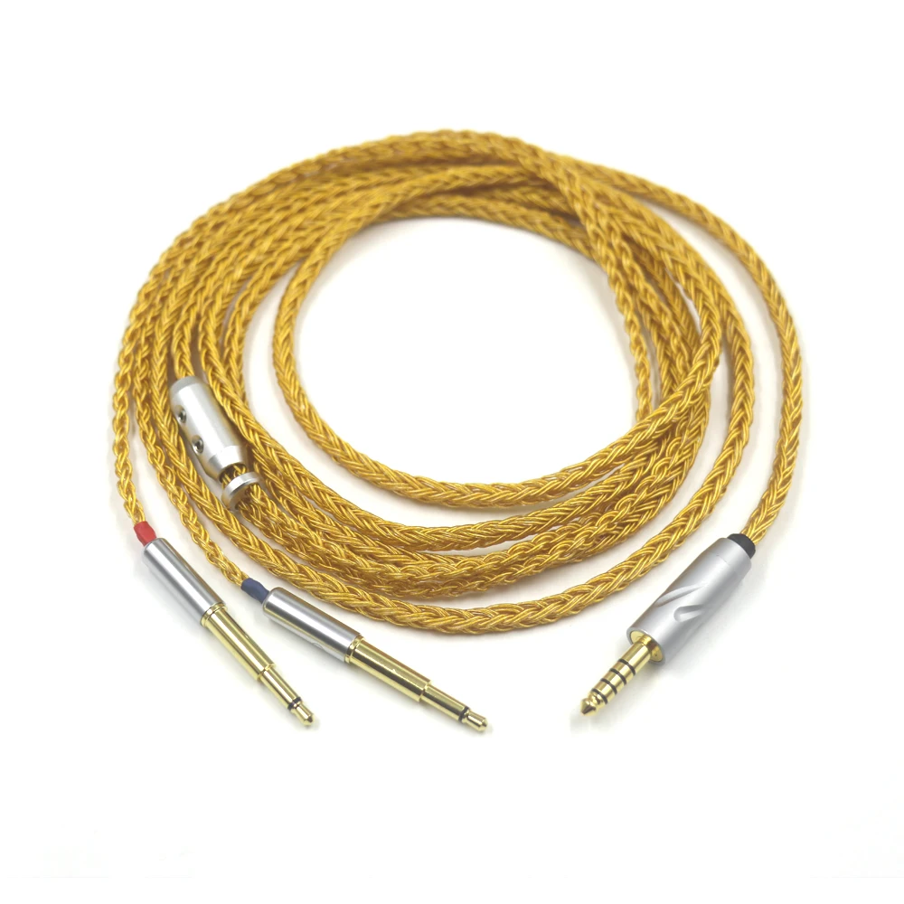 

16 Core 24k Gold Plated Earphone Cable Upgrade Balanced XLR 2.5/4.4mm For Meze 99 Classic/99 Noir/99 Neo/109 Pro/Liric Headphone