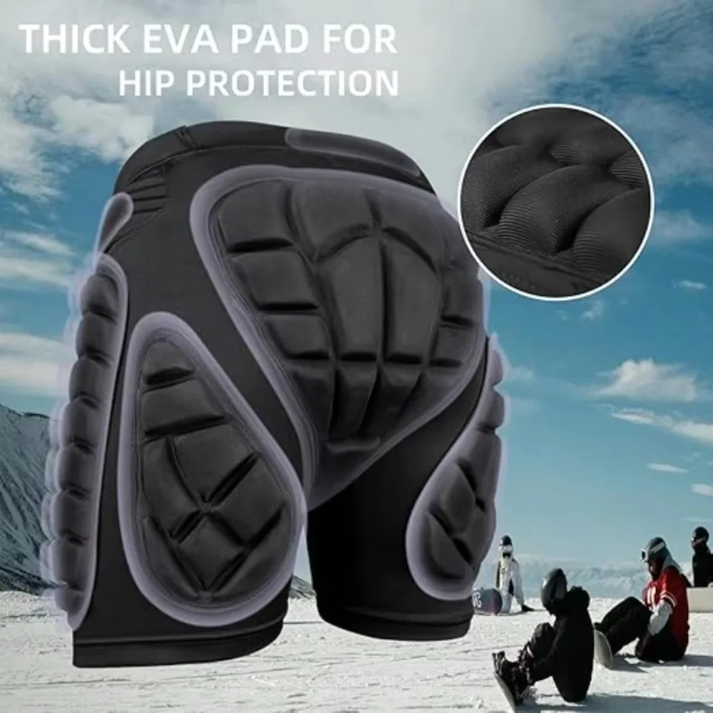 

EVA Hip Protection Pants Shock Absorption Breathable Hip Protector Fall Prevention Impact Protection Hip Paddeds