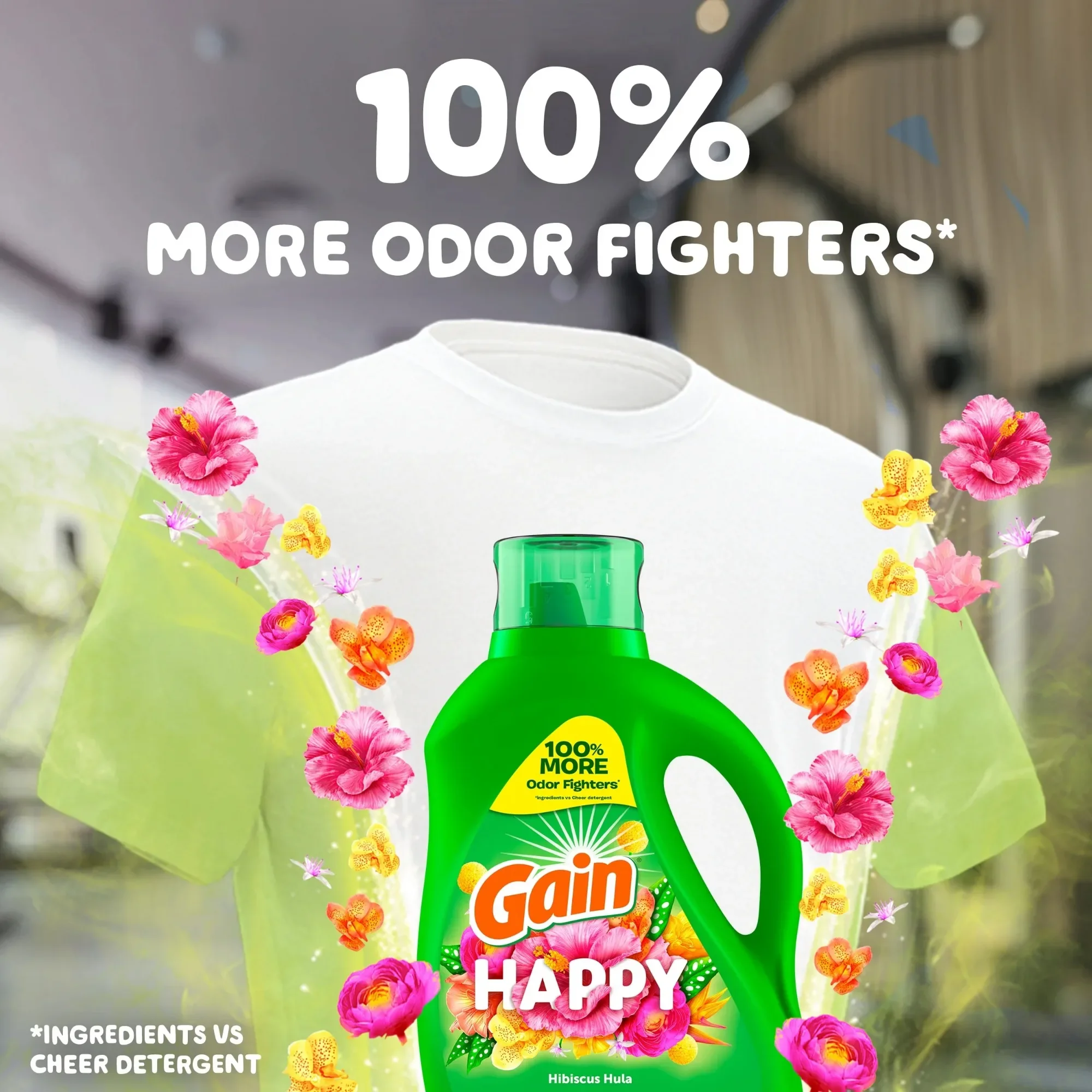 Мыло для стирки 1000, 154 унции, с ароматом Happy Scent, концентрированное моющее средство с самым высоким рейтингом для свежести и эффективной очистки