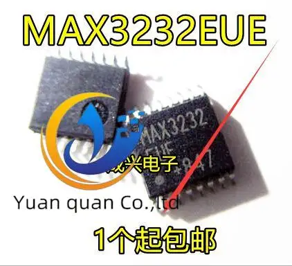 30pcs original new MAX3232 MAX3232EUE MAX3232CUE TSSOP16 RS-232 transceiver