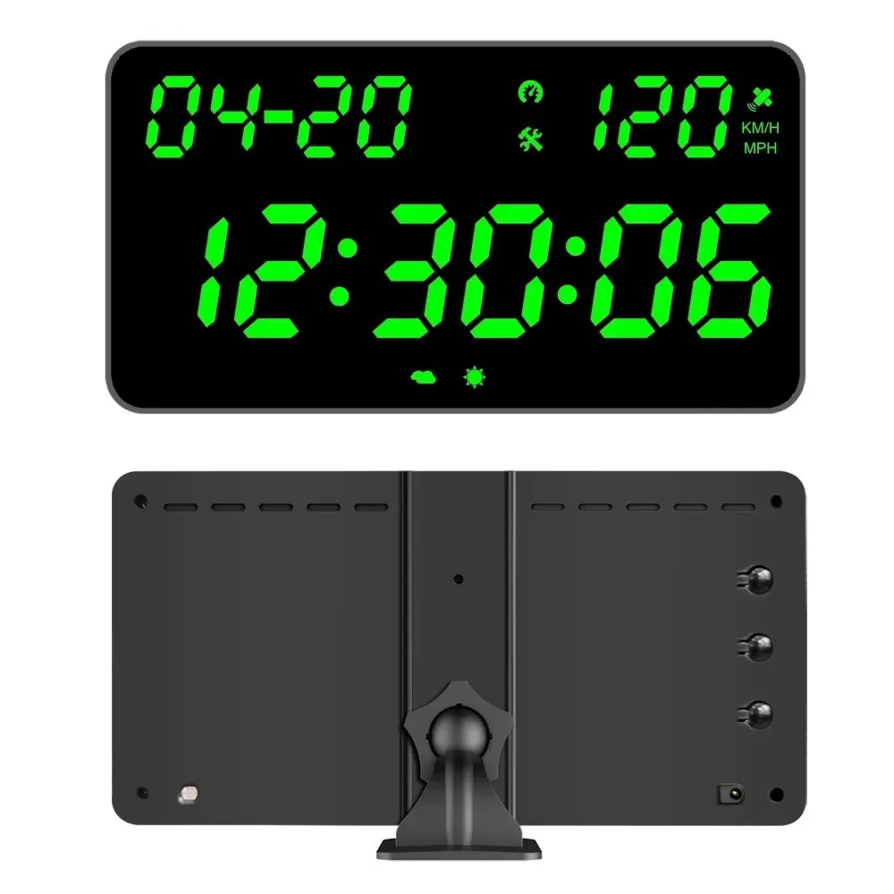 New Arrival Large Screen Speedometer Head-Up Display with Time Date Driving Speed Clock for Cars Trucks Vehicles