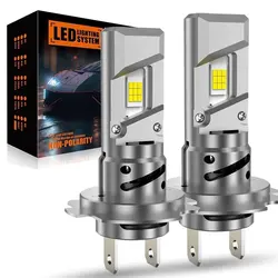28000LM H7 LED Headlights Bulb 18pcs 3570 CSP Chips for Car Headlamp Auto Diode Mini Canbus H7 Turbo Led Lamps 6000K 12V