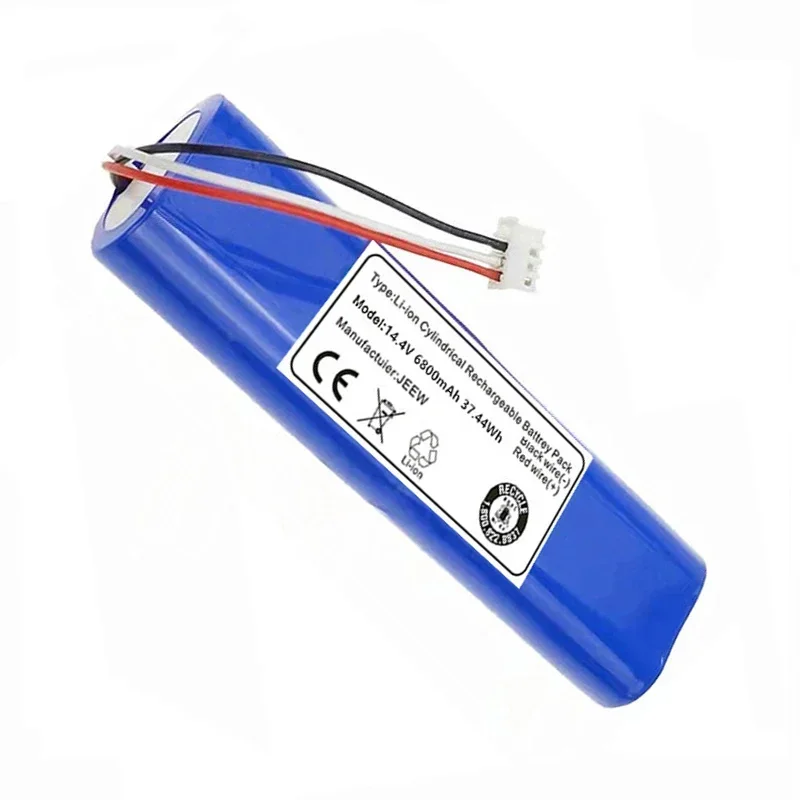 Free shipping  100% New 14.4V 4800mAh Robot Vacuum Cleaner Battery Pack for Ecovacs Deebot Ozmo 900 901 905 930 937