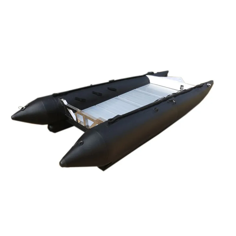 OEM เรือเร็ว Inflatable Catamaran Canoe Inflatable Pontoon เรือสําหรับตกปลาพายเรือ Inflatable Made In China