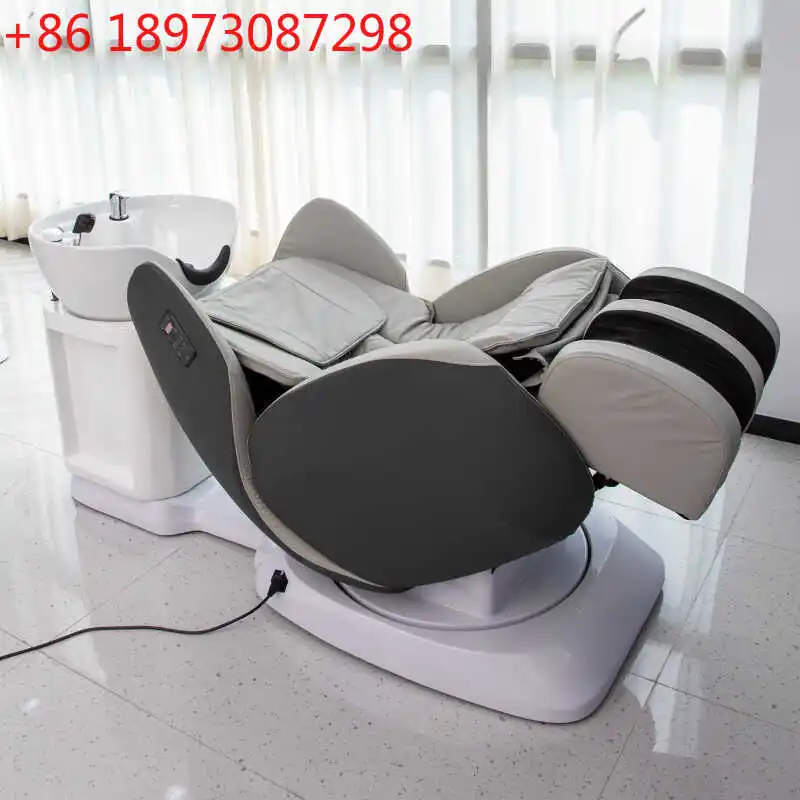 

Электрическое массажное кресло для волос, многофункциональное вращающееся шампунь для ухода за кожей головы