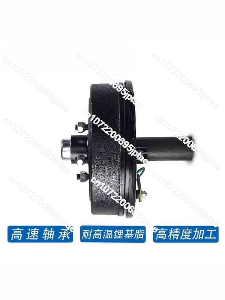 Trailer Electric Brake Hydraulic Brake Drum, 1.5-2 Ton 5/6 Hole Wheel Hub Axle Short Axle Axle Axle, Modified Accessories