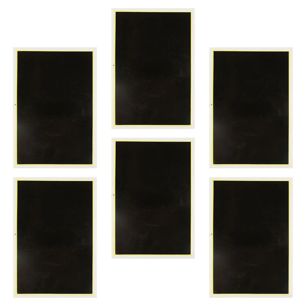 6 قطعة النقش الزجاج السيراميك الاكريليك الراتنج المواد غير المعدنية Diy بها بنفسك المشاريع الحرفية بمناسبة ورقة للنقش العالمي النقش #6