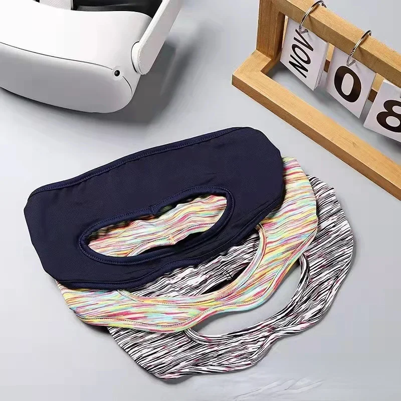 VR Accessories Eye Mask Cover Breathable Sweat Band Adjustable Sizes Padding Virtual Reality Headsets Cover Quest 2 1