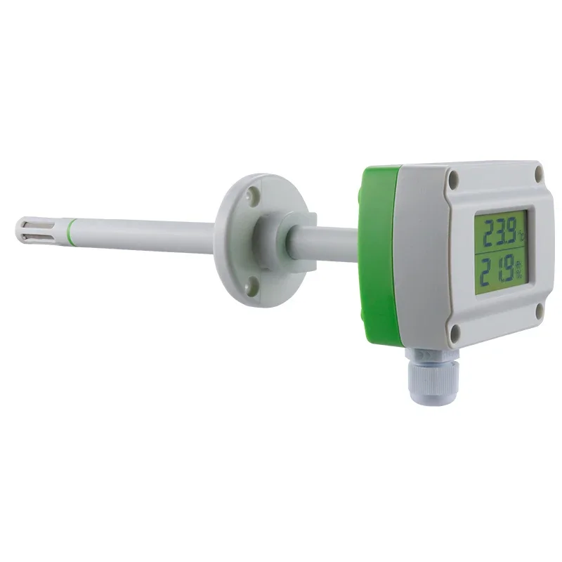 Temperature and humidity transmitter Duct type with display air 485 industrial grade humidity integrated high-precision sensor