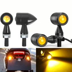 2pcs Motorcycle Number License Plate Lamp Mini Rear Tail Light Parking Brake Turn Signal Lights Indicator For Scooter Motorbike