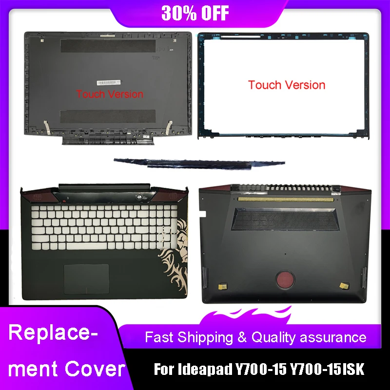 

Новая задняя крышка ЖК-дисплея для ноутбука Lenovo Ideapad Y700-15 Y700-15ISK, передняя панель, упор для рук, верхняя нижняя часть корпуса, задняя крышка, шарнирная крышка